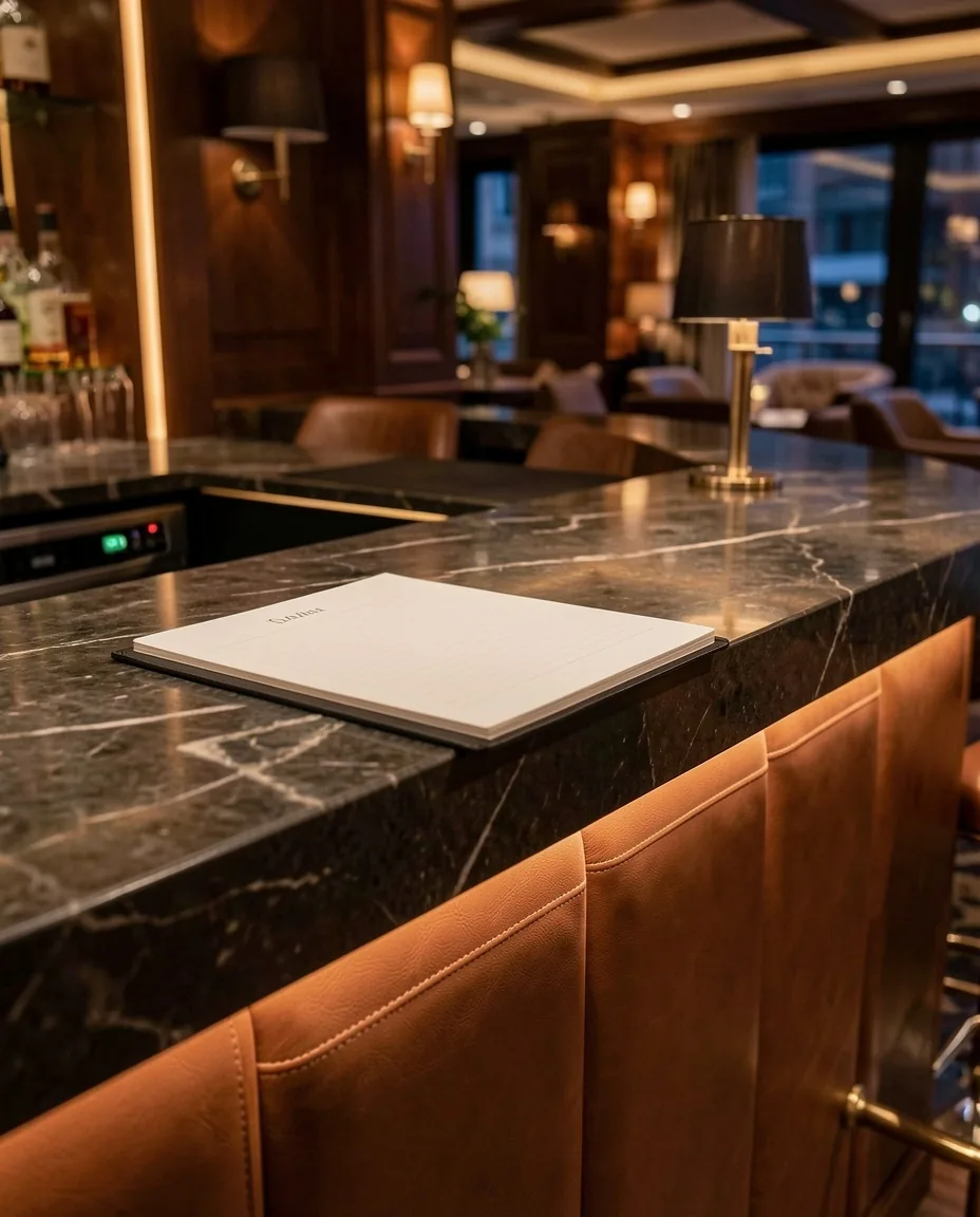 Rivelanos lounge entree aan de Coolsingel